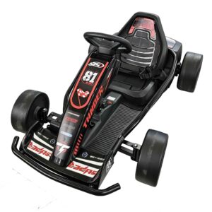 24V Kids Electric Go-Kart with Drift & Adjustable Seat