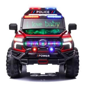 12V Kids Electric Jeep with 2WD/4WD & LED Lights