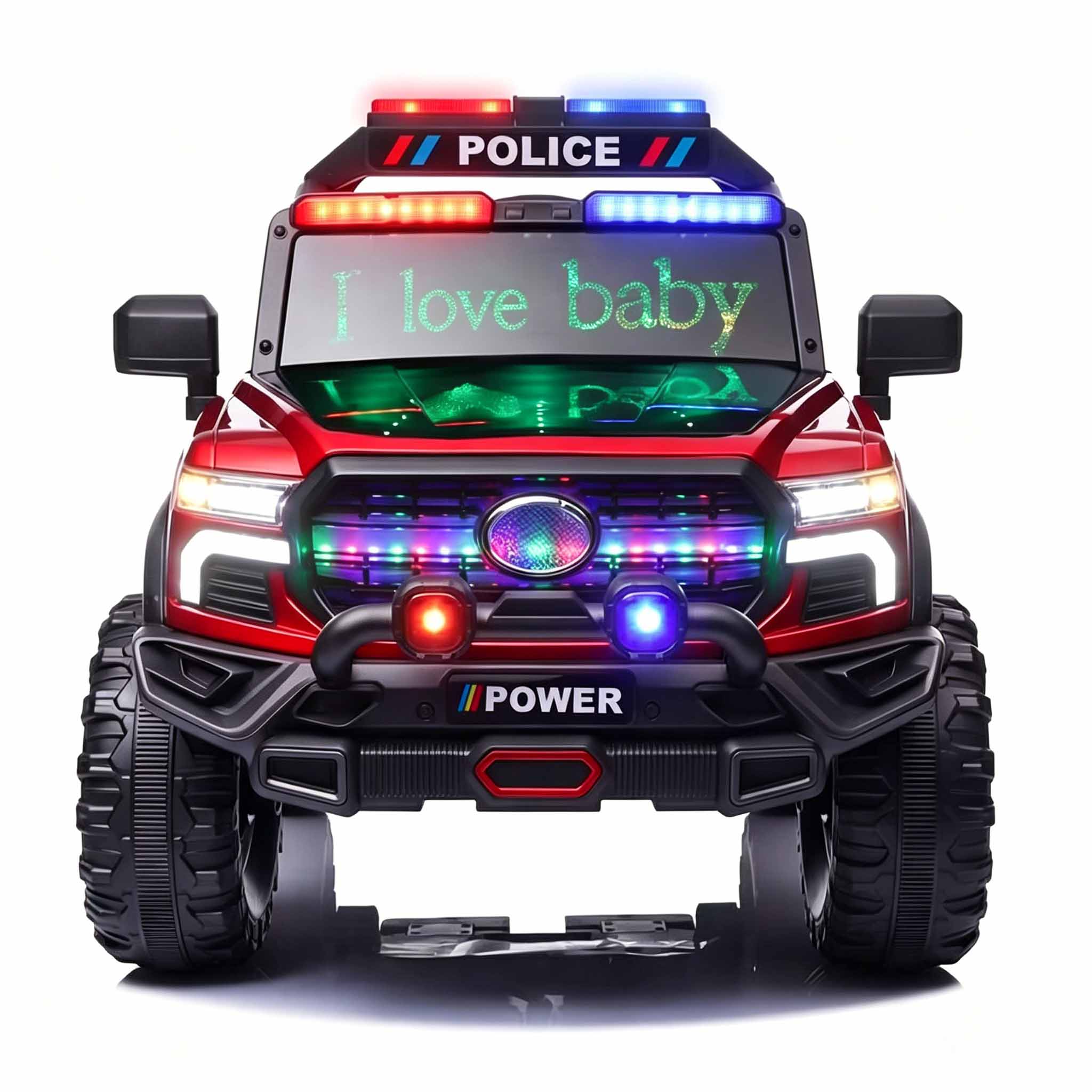 12V Kids Electric Jeep with 2WD/4WD & LED Lights