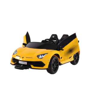 12V Licensed Kids Electric Sports Car with Dual Motors & Bluetooth