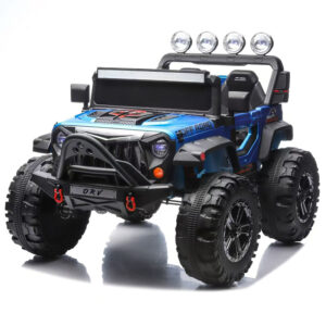 12V Kids Electric Jeep with 4WD, App Control & LED Lights