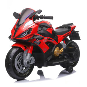 12V Kids Ride-On Motorcycle with Bluetooth Music & LED Lights