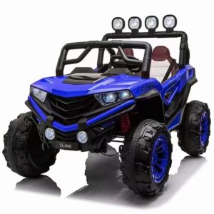 12V Kids Electric UTV 4WD with 2-Seat & LED Spotlights