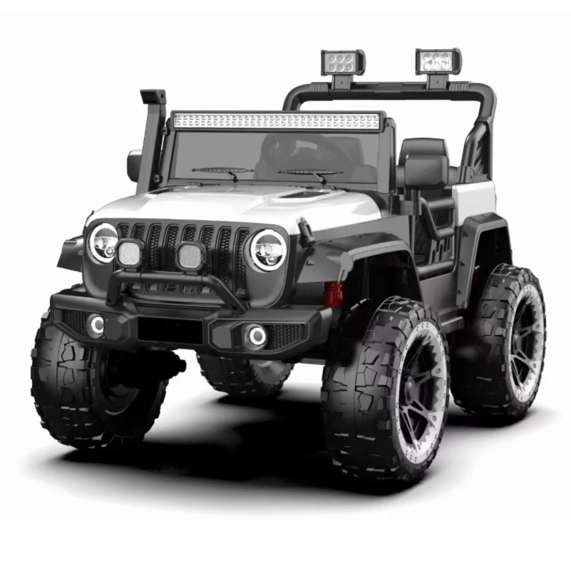 12V Dual-Seater Kids 4WD Off-Road Ride-On Jeep with Bluetooth Swing & 2.4G Remote - Image 2