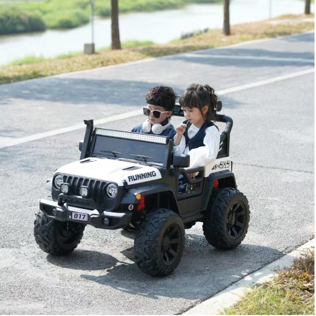 12V Dual-Seater Kids 4WD Off-Road Ride-On Jeep with Bluetooth Swing & 2.4G Remote - Image 6