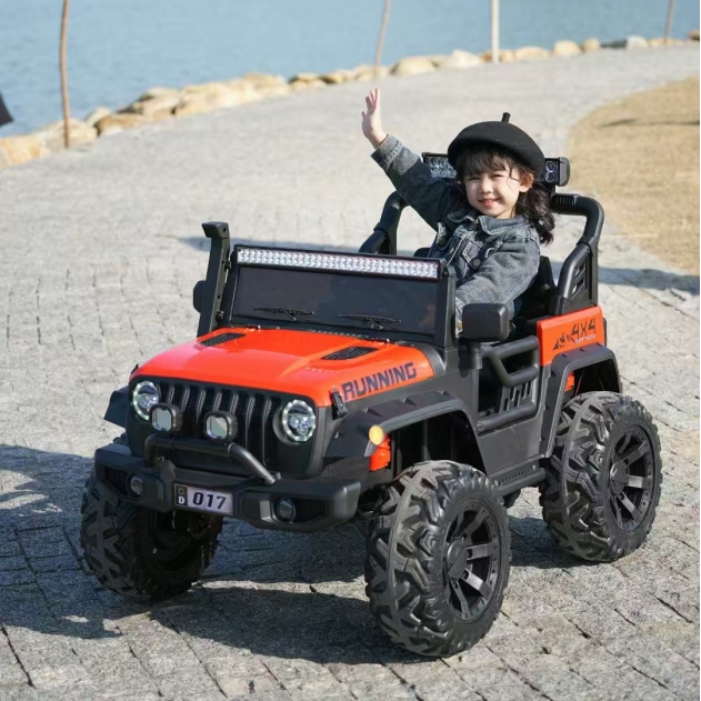 12V Dual-Seater Kids 4WD Off-Road Ride-On Jeep with Bluetooth Swing & 2.4G Remote - Image 7