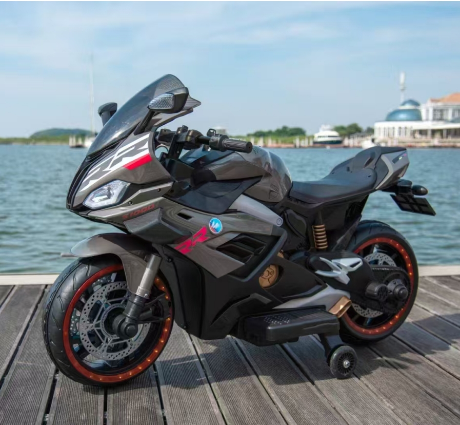 12V Kids Electric Sport Motorcycle Model 019 with Bluetooth LED & Twist Throttle - Image 2