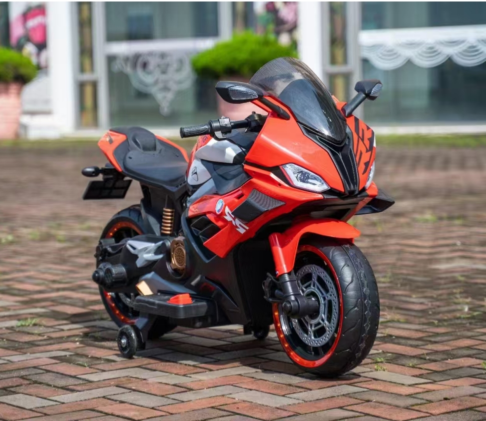 12V Kids Electric Sport Motorcycle Model 019 with Bluetooth LED & Twist Throttle - Image 5