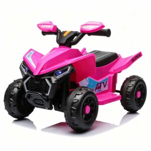 6V Mini Kids ATV Ride-On Quad Single Drive Remote&Bluetooth
