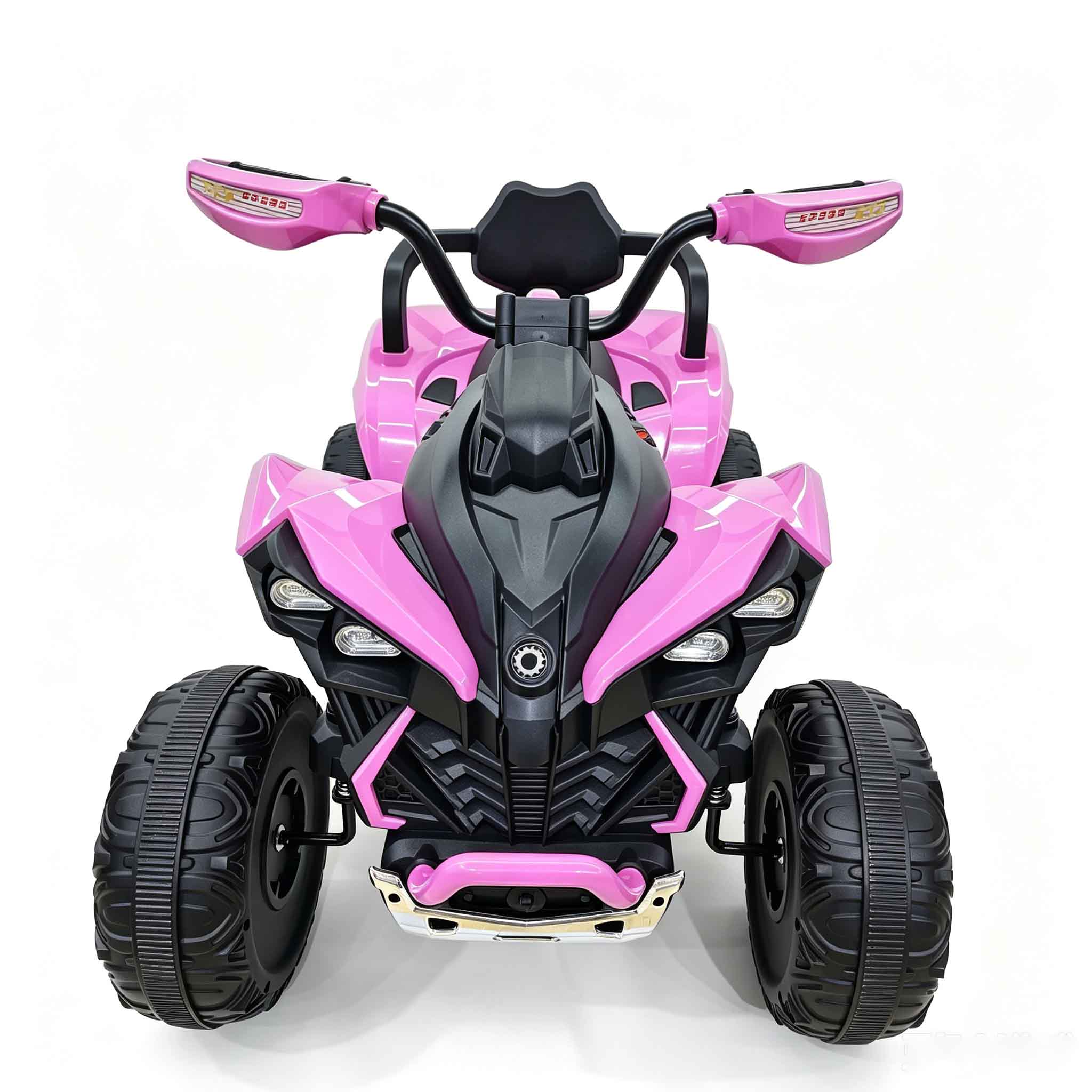 12V Kids ATV with Bluetooth, LED Lights&Hydraulic Suspension