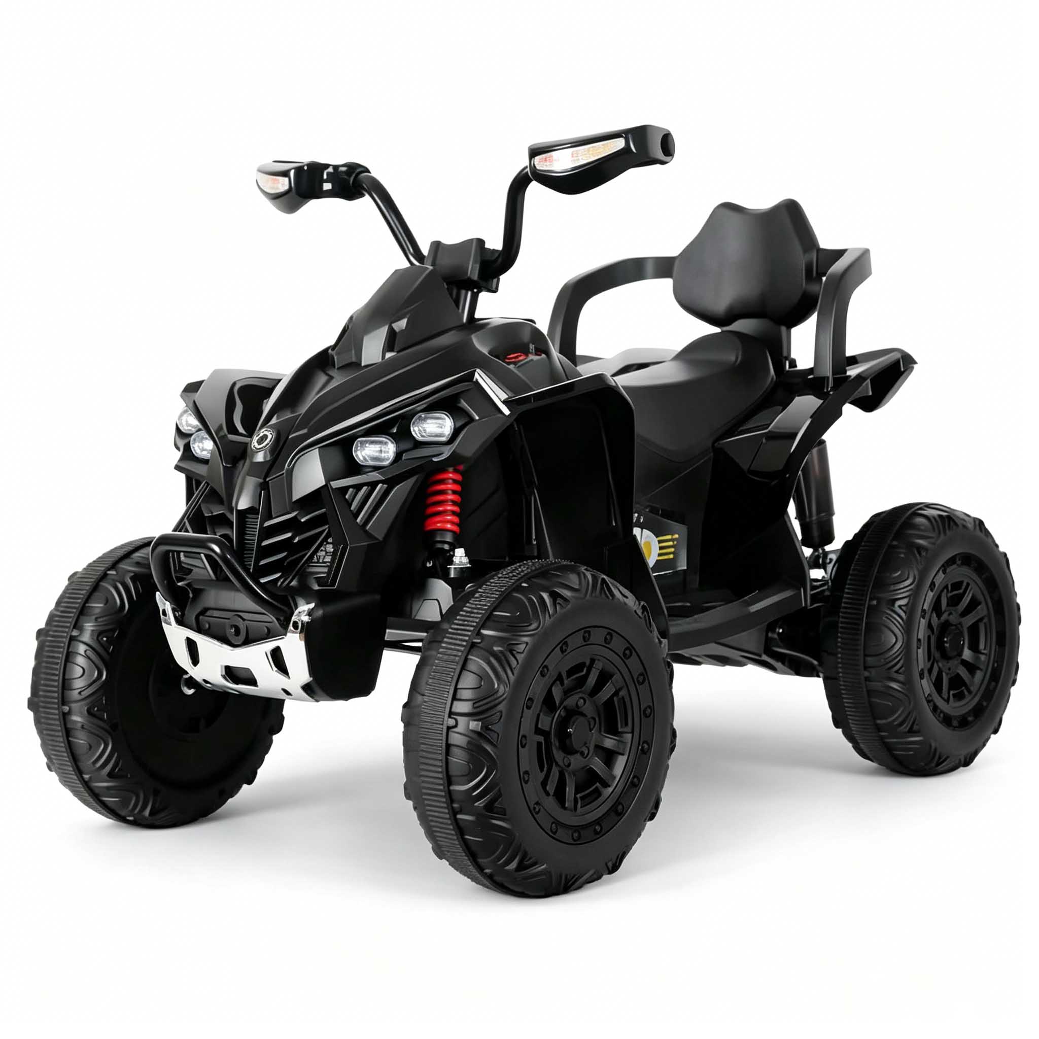 12V Kids ATV with Bluetooth, LED Lights&Hydraulic Suspension - Image 5