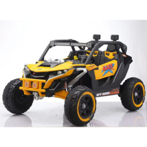 12V/24V Dual-Seater Kids Electric UTV with 4WD & Independent Shock Absorbers