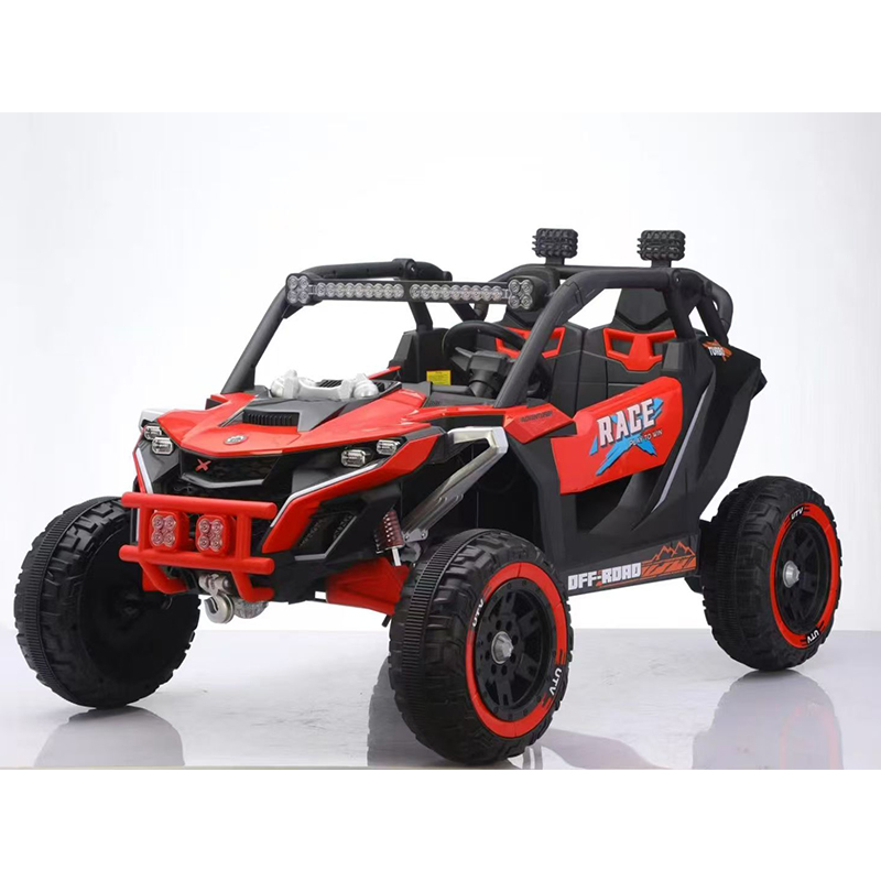 12V/24V Dual-Seater Kids Electric UTV with 4WD & Independent Shock Absorbers - Image 3