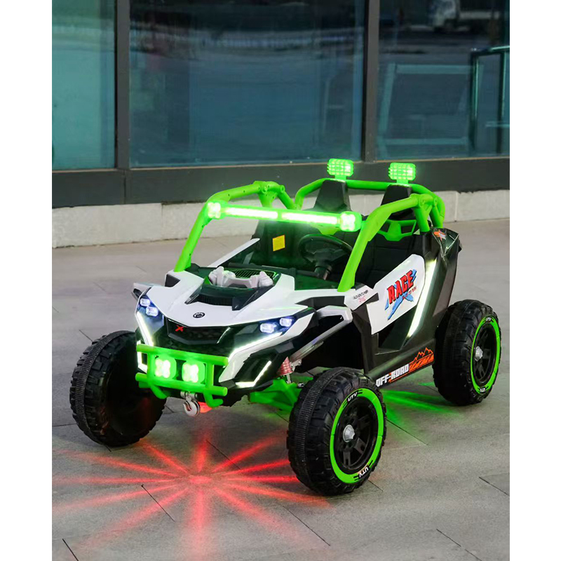 12V/24V Dual-Seater Kids Electric UTV with 4WD & Independent Shock Absorbers - Image 5