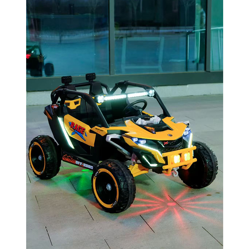 12V/24V Dual-Seater Kids Electric UTV with 4WD & Independent Shock Absorbers - Image 6