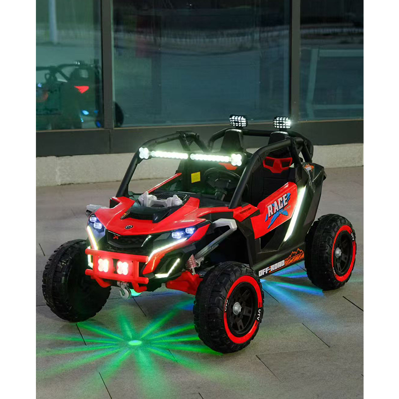 12V/24V Dual-Seater Kids Electric UTV with 4WD & Independent Shock Absorbers - Image 7