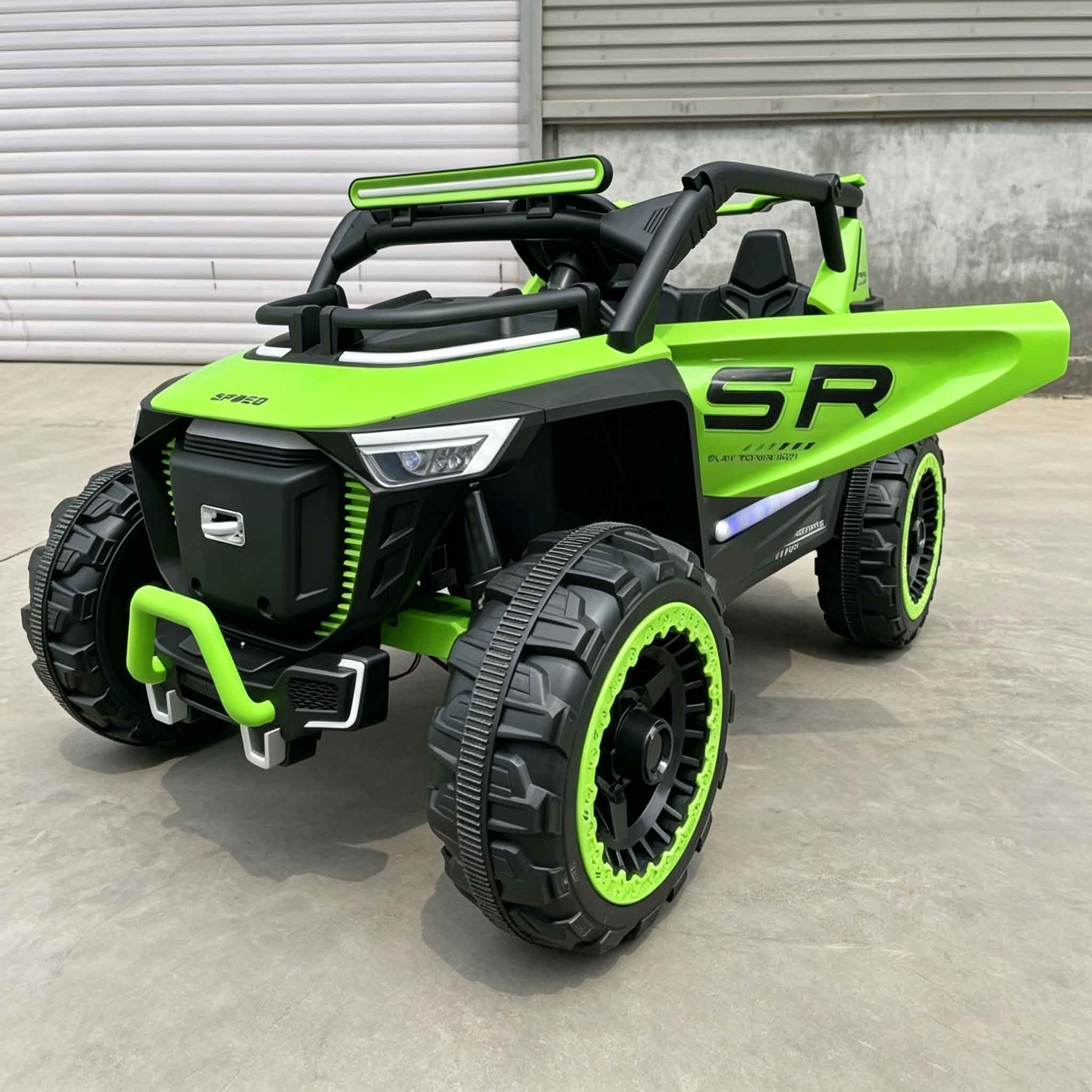 12V Kids 4WD UTV Ride-On Off-Road Car w/ Leather Seat&Remote - Image 2
