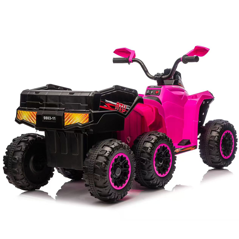 12V Kids 6-Wheel Electric ATV with Bluetooth Early Education & Parent Remote - Image 3
