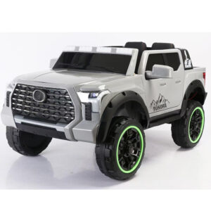 12V Kids Ride-On Truck with 4WD, Swing & LED Lights