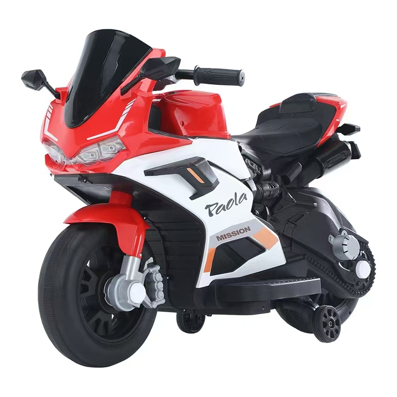 12V Kids Ride-On Motorcycle with LED Lights & Music - Image 4