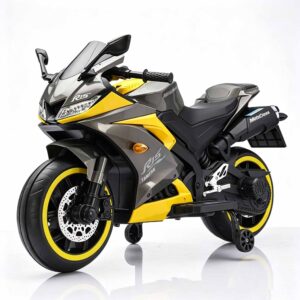 12V Kids Electric Motorcycle Single 550 Motor with Bluetooth & Early Education