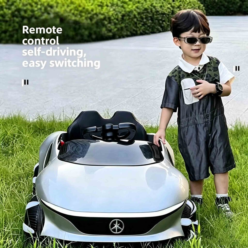 8808 kids electric car, remote control and self-drive mode for kids